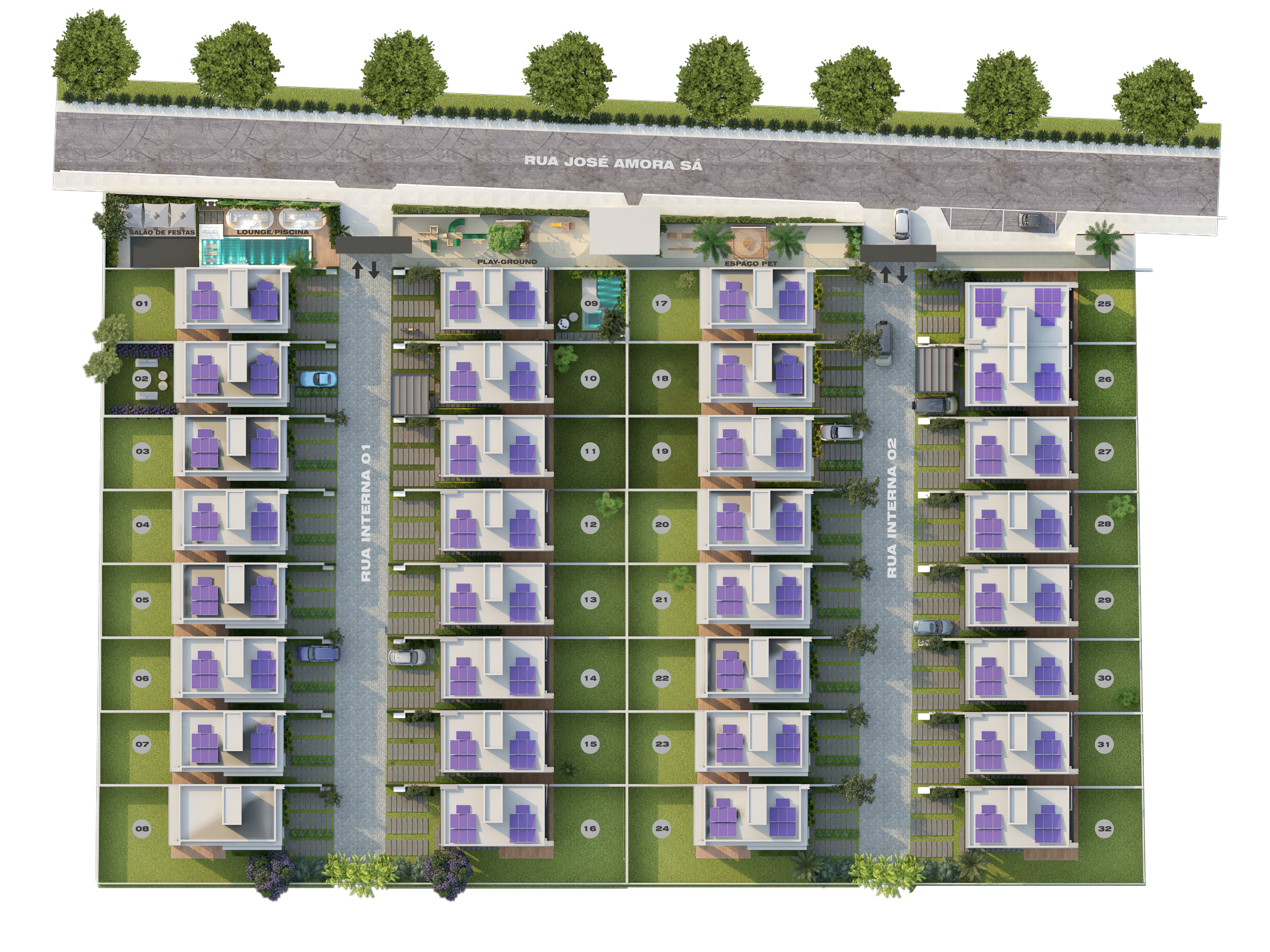 Planta - Contemporâneo Eusébio Green House: Seu Novo Lar em Perfeita Harmonia com a Natureza - Cesar Augusto Imóveis