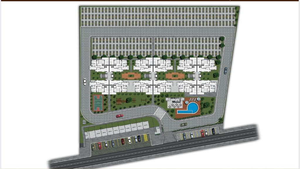 Planta - Edifício Carpe Diem - Condominio de apartamentos no centro do Eusébio - Cesar Augusto Imóveis