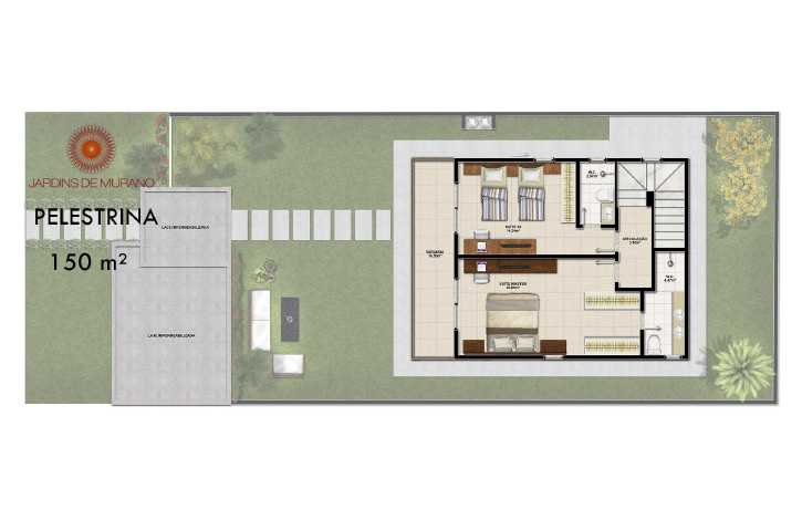 Planta - Jardins de Murano - Condomínio de Luxo em Eusébio/CE - Cesar Augusto Imóveis