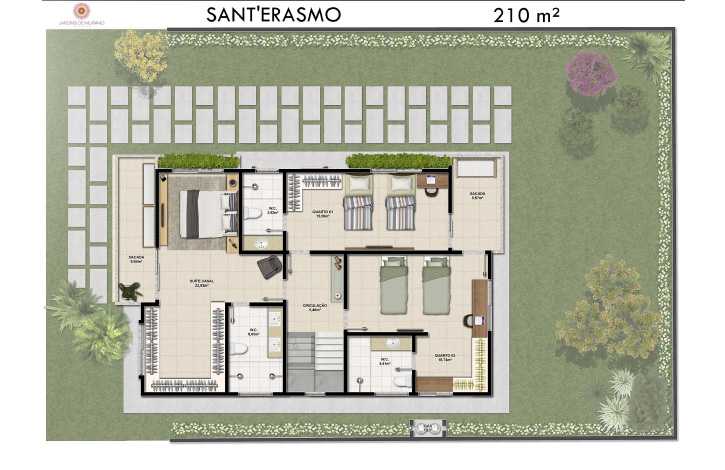 Planta - Jardins de Murano - Condomínio de Luxo em Eusébio/CE - Cesar Augusto Imóveis