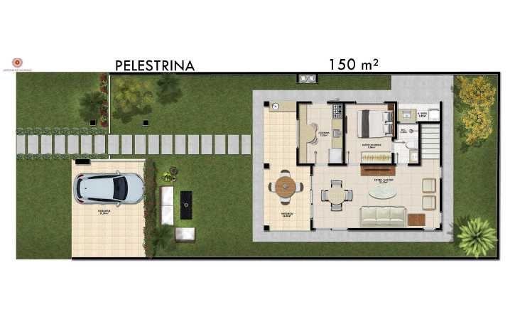 Planta - Jardins de Murano - Condomínio de Luxo em Eusébio/CE - Cesar Augusto Imóveis