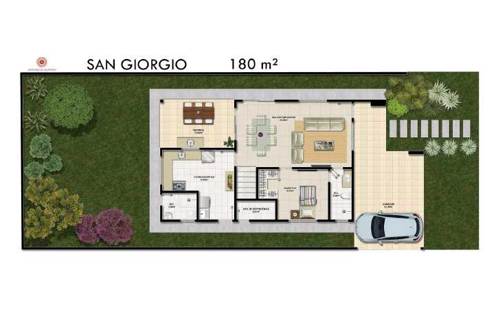 Planta - Jardins de Murano - Condomínio de Luxo em Eusébio/CE - Cesar Augusto Imóveis