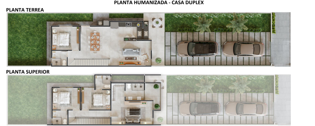 Planta - Amora Residence - Casas duplex de luxo em rua privativa no melhor do Eusebio - Cesar Augusto Imóveis