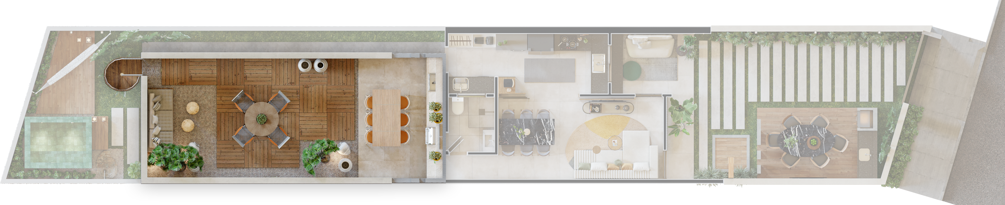 Planta - Residencial Sublime - Casas planas e duplex com 03 suítes no Eusébio - Cesar Augusto Imóveis