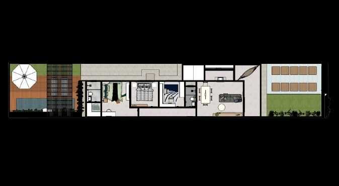 Planta - Jasmim Residence: Seu Novo Lar no Eusébio/CE - Cesar Augusto Imóveis