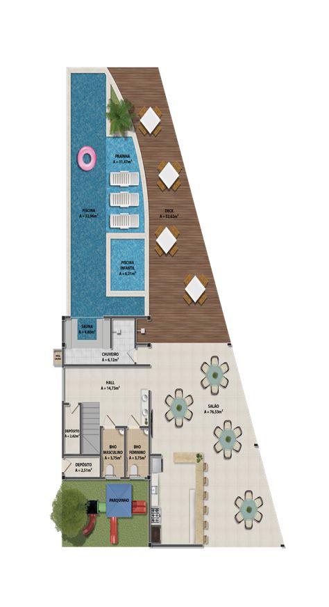 Planta - Oliv Condominium Eusébio - Condominio de casas com 03 suítes no Eusébio - Ceará - Cesar Augusto Imóveis