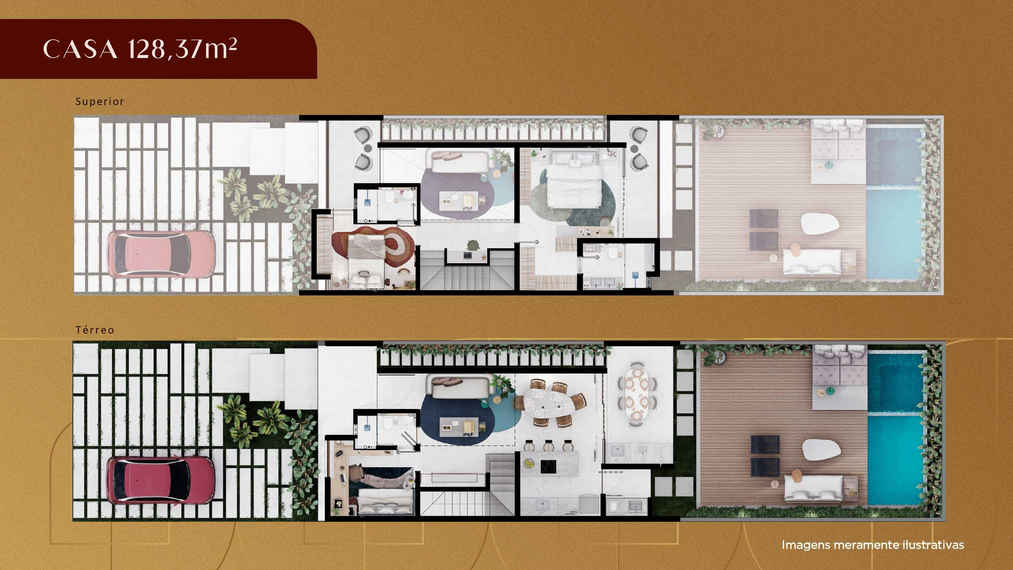 Planta - Mahal Residence Eusebio – O 1º Condomínio Smart do Eusébio: Conecte-se ao Futuro! - Cesar Augusto Imóveis